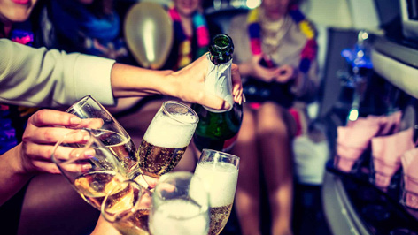 Tomball Bachelorette / Bachelor Limo